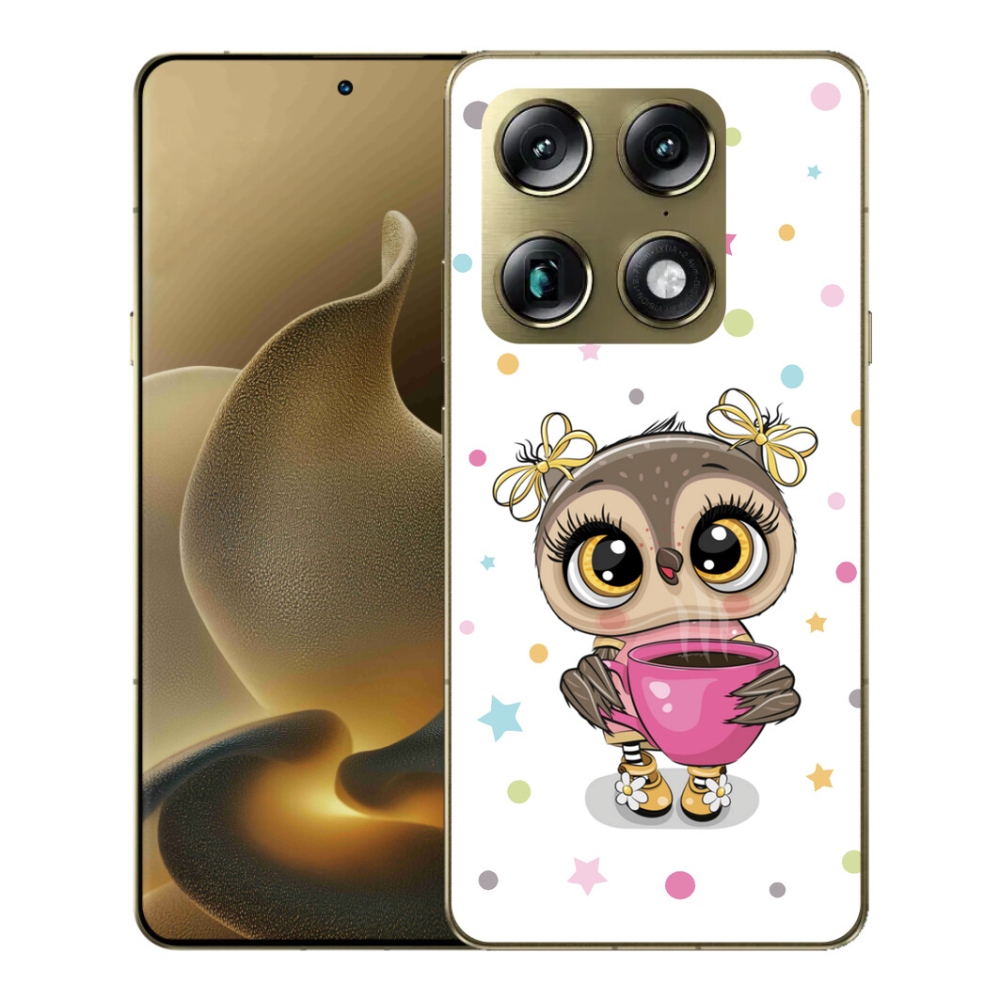 Gelový kryt mmCase na Motorola Signature - kreslená sovička