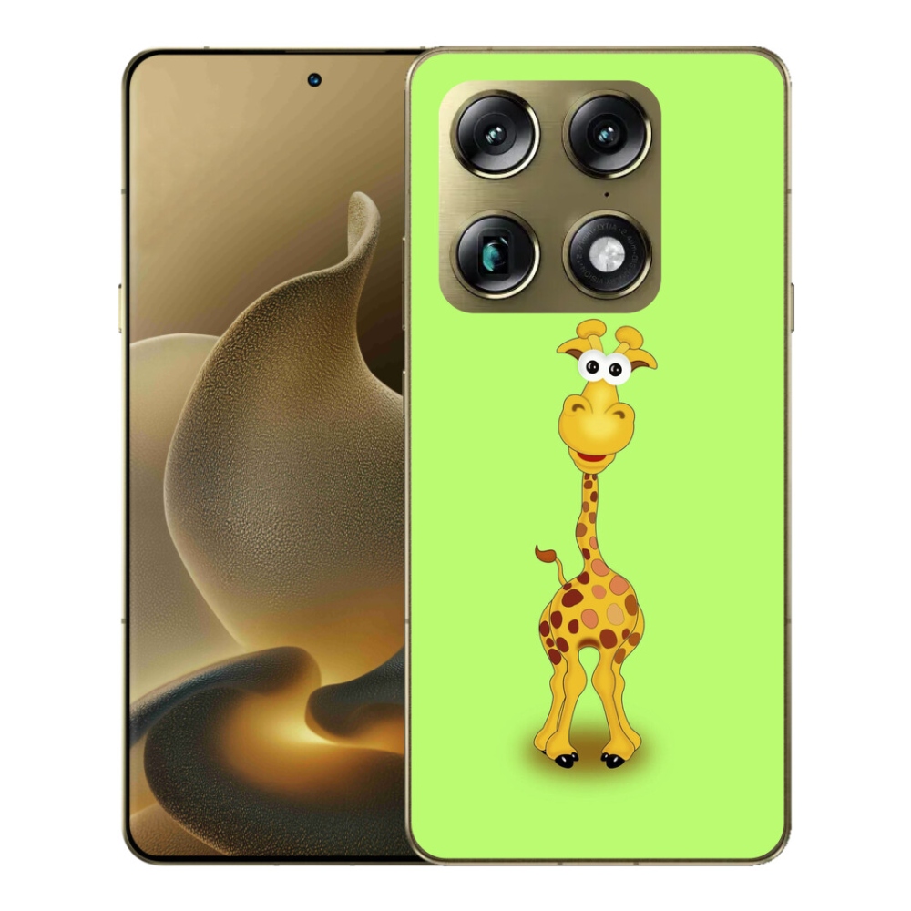 Gelový kryt mmCase na Motorola Signature - kreslená žirafa