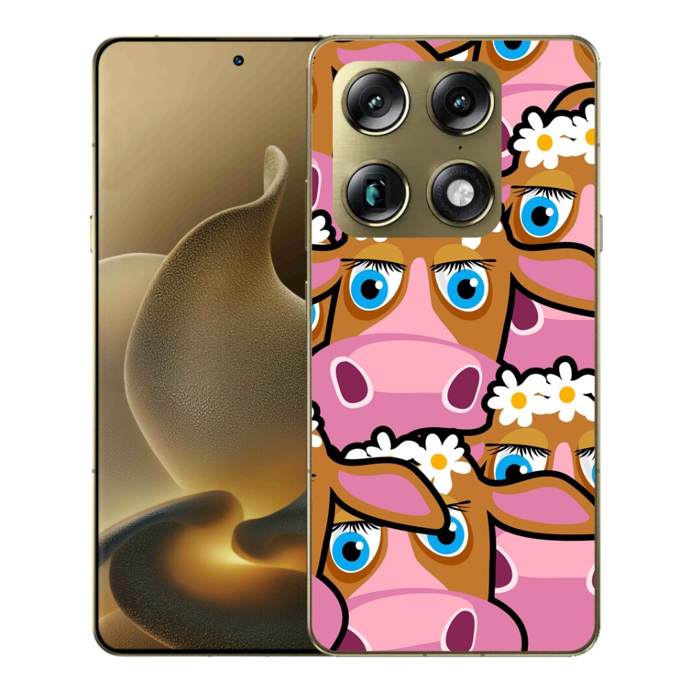 Gelový kryt mmCase na Motorola Signature - kreslené kravičky