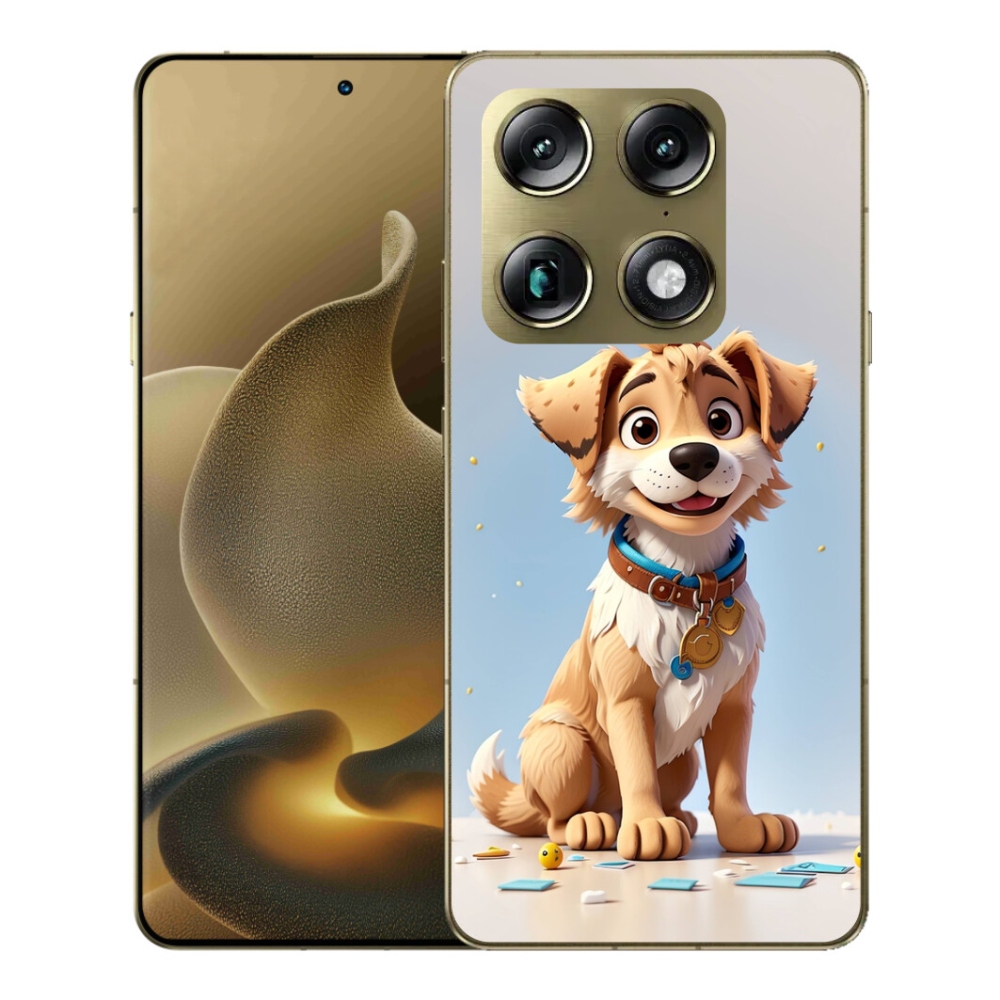 Gelový kryt mmCase na Motorola Signature - kreslené štěně
