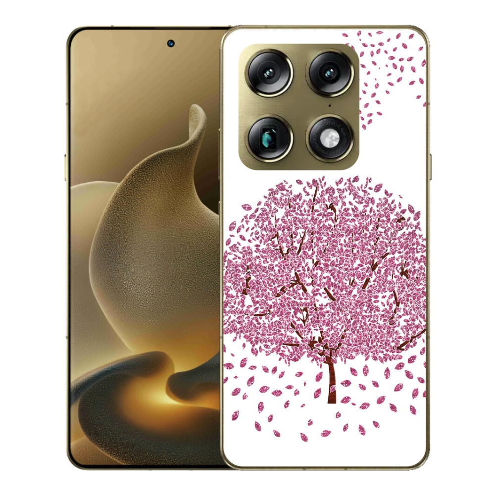 Gelový kryt mmCase na Motorola Signature - kreslený strom s listy