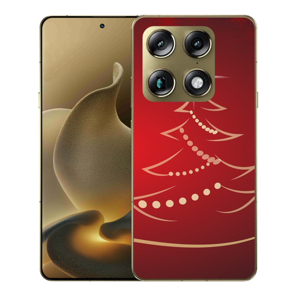 Gelový kryt mmCase na Motorola Signature - kreslený vánoční stromek