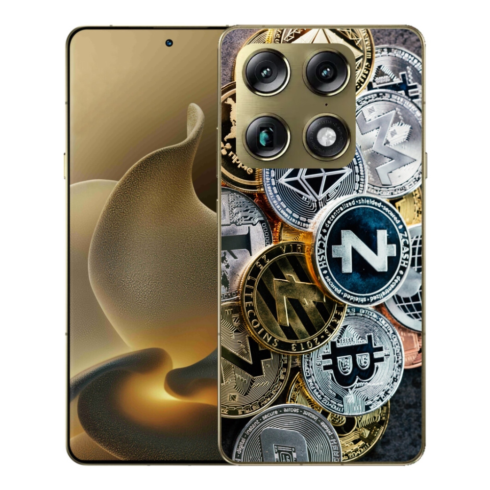 Gelový kryt mmCase na Motorola Signature - kryptoměny