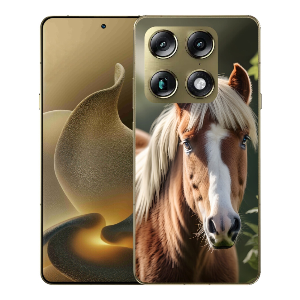 Gelový kryt mmCase na Motorola Signature - kůň se světlou hřívou