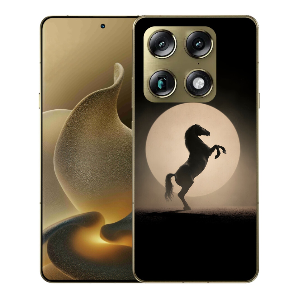 Gelový kryt mmCase na Motorola Signature - kůň v siluetě