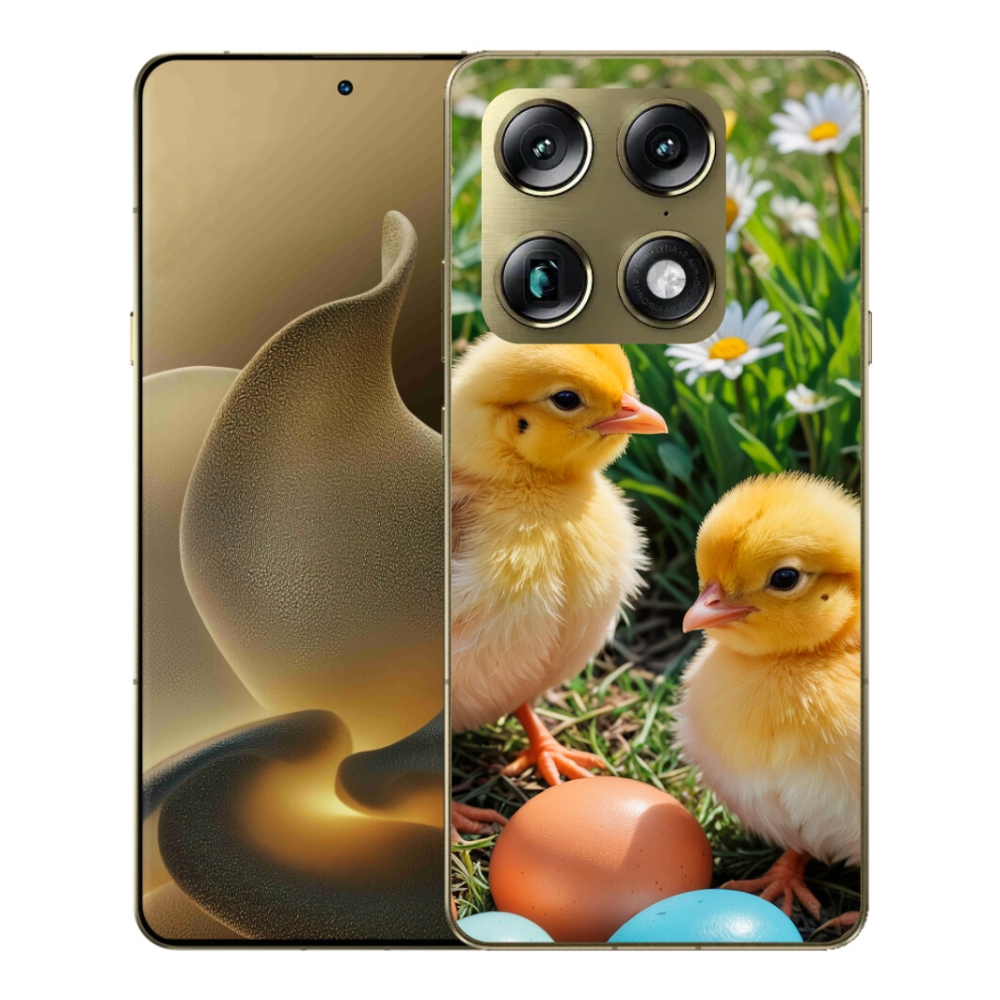 Gelový kryt mmCase na Motorola Signature - kuřátka