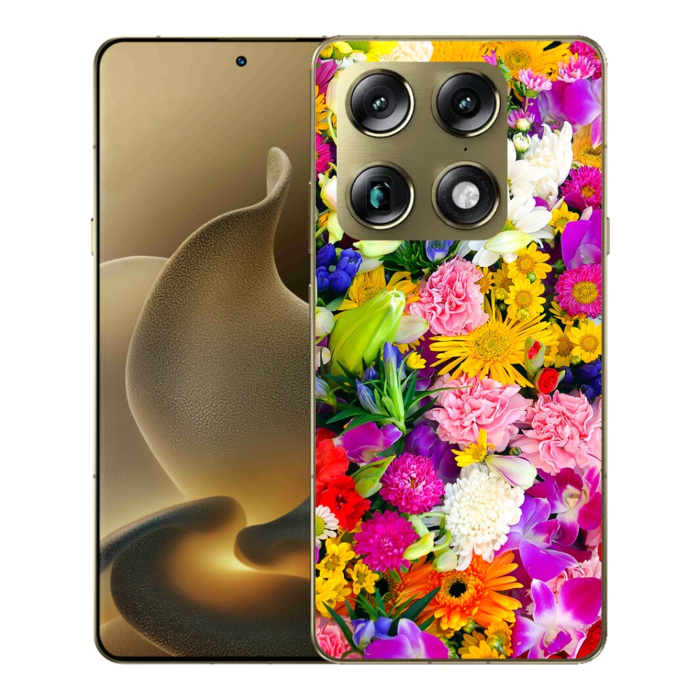 Gelový kryt mmCase na Motorola Signature - květiny 12