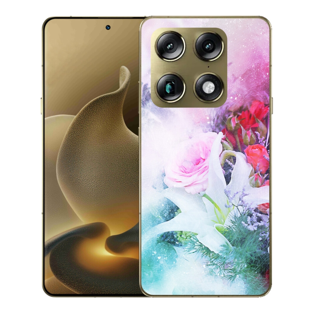Gelový kryt mmCase na Motorola Signature - květiny 4