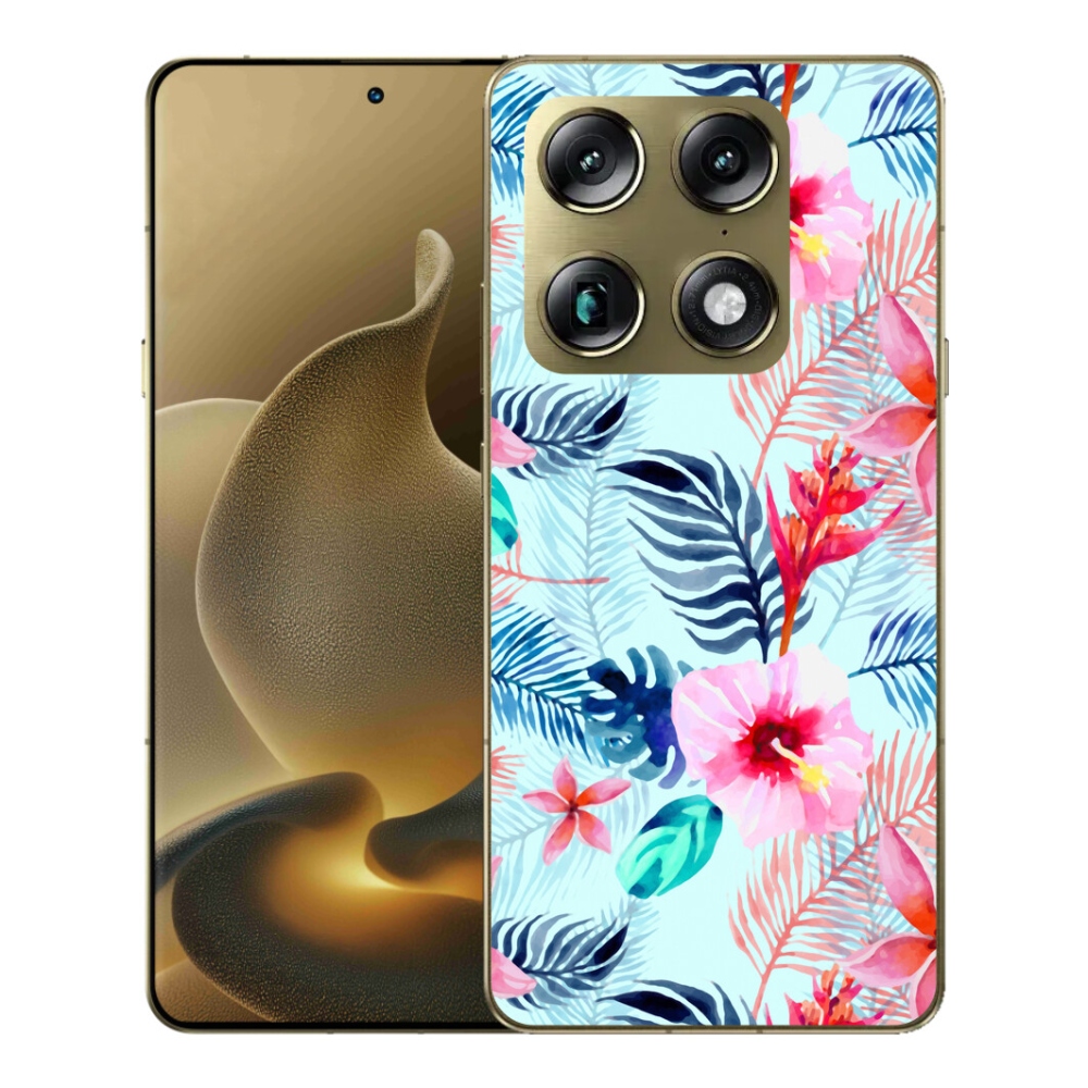 Gelový kryt mmCase na Motorola Signature - květiny