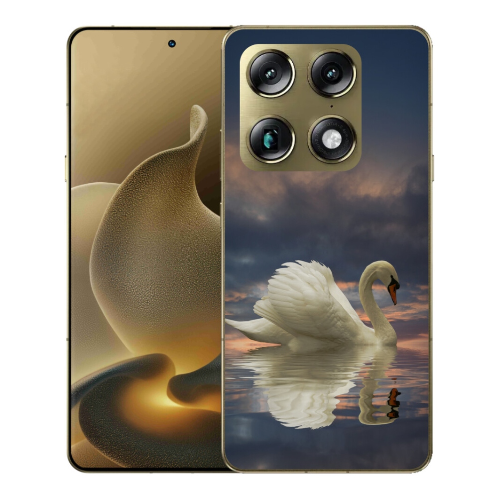 Gelový kryt mmCase na Motorola Signature - labuť