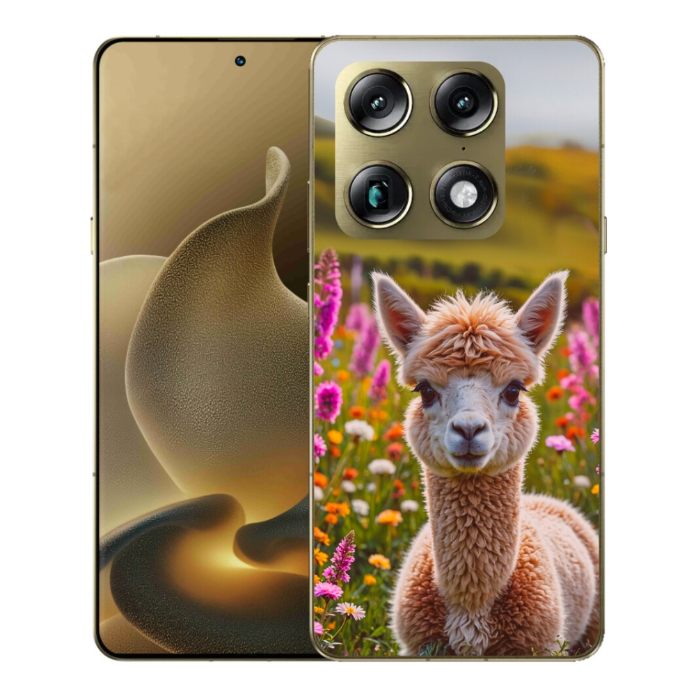Gelový kryt mmCase na Motorola Signature - lama na louce