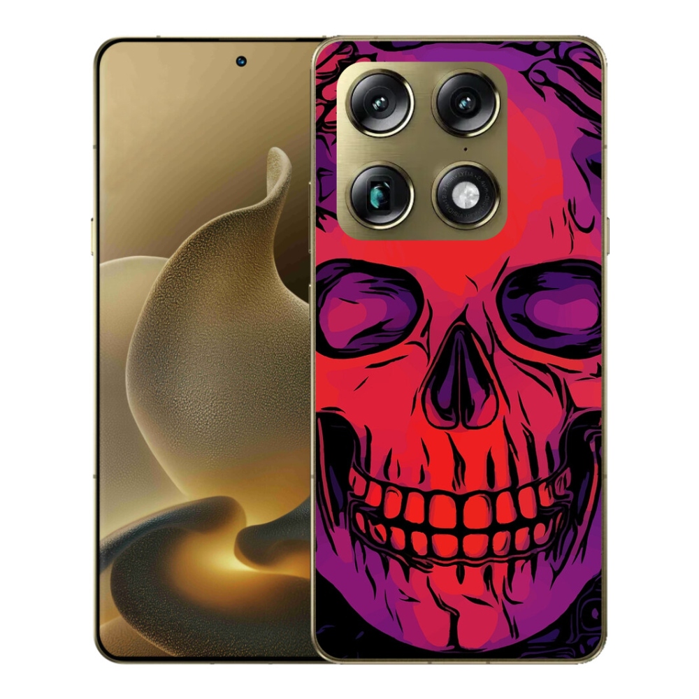 Gelový kryt mmCase na Motorola Signature - lebka