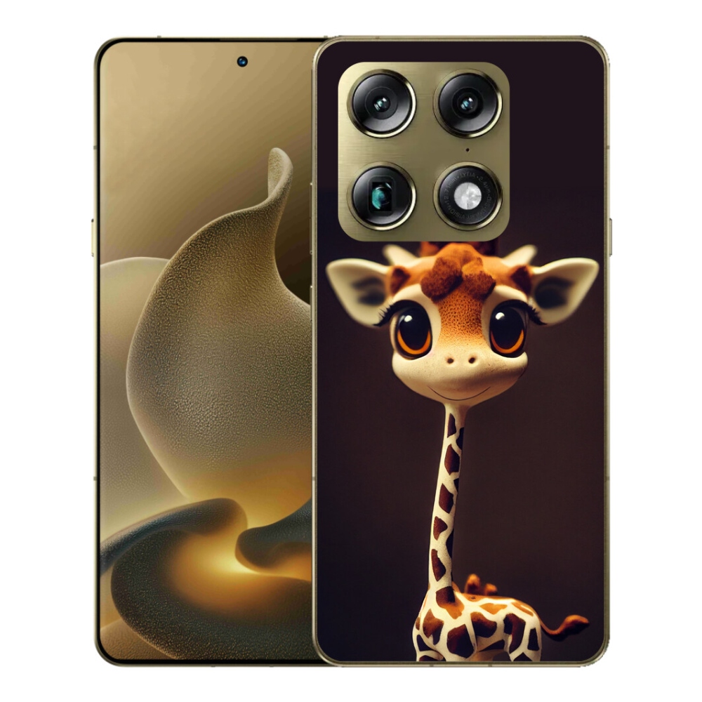 Gelový kryt mmCase na Motorola Signature - malá žirafa