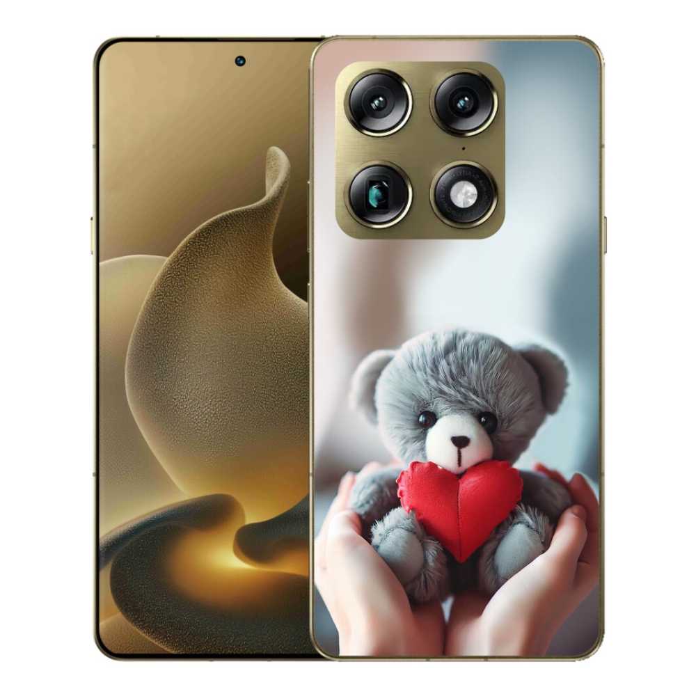Gelový kryt mmCase na Motorola Signature - medvídek pro zamilované