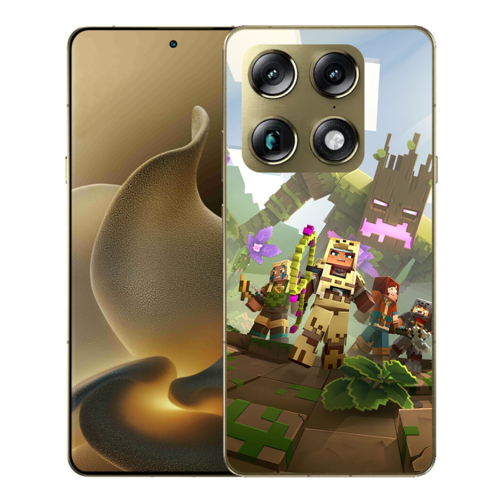 Gelový kryt mmCase na Motorola Signature - minecraft 1