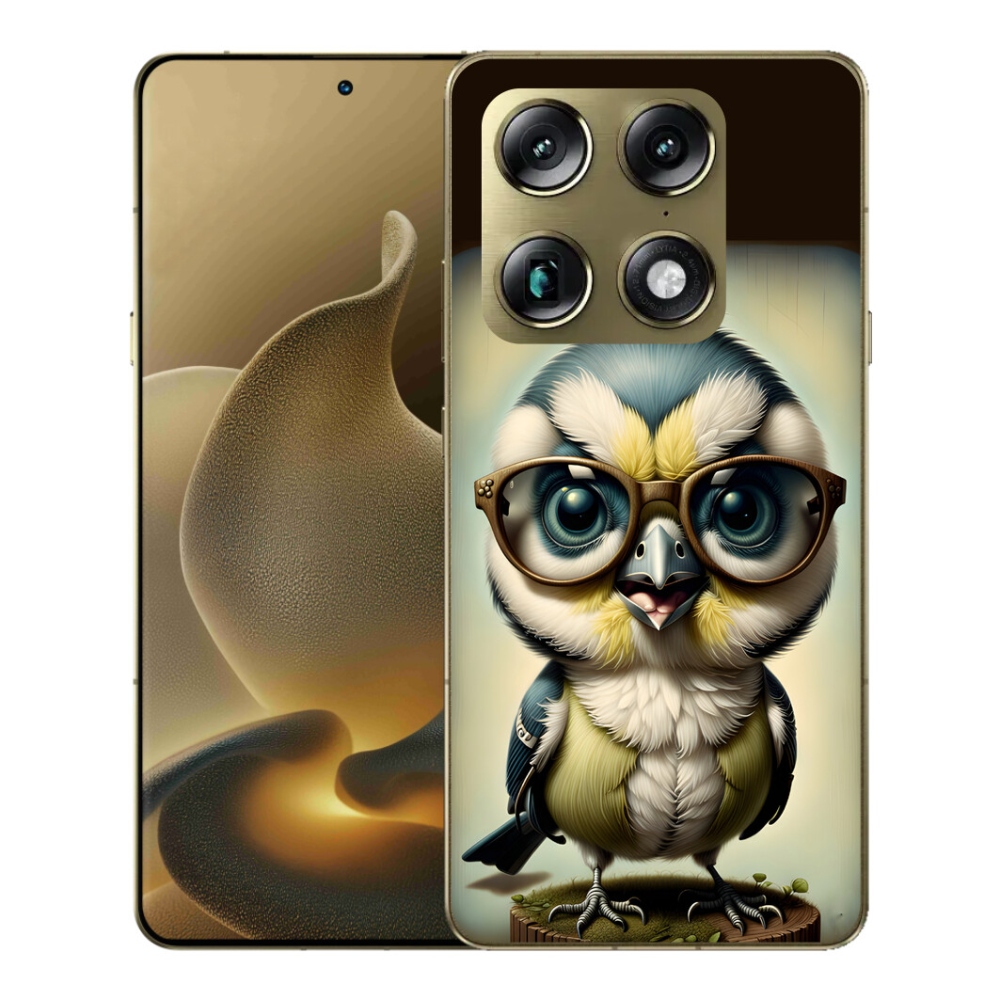 Gelový kryt mmCase na Motorola Signature - mládě s brýlemi