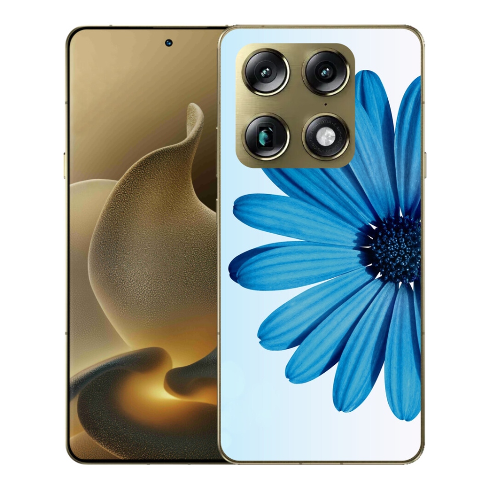 Gelový kryt mmCase na Motorola Signature - modrá kopretina