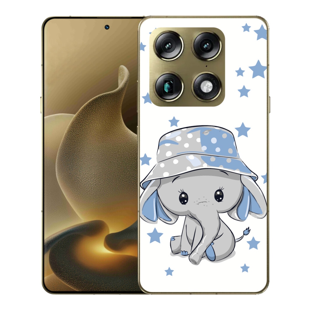 Gelový kryt mmCase na Motorola Signature - modrý slon