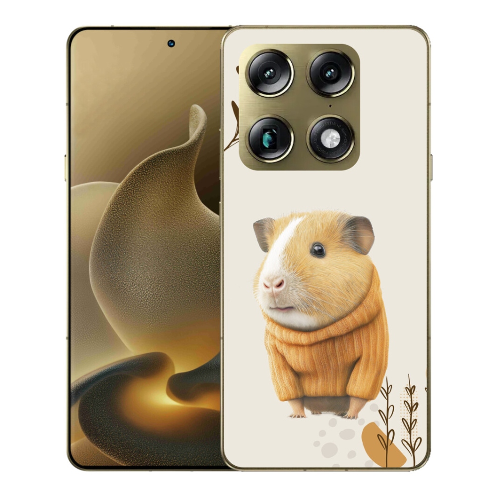 Gelový kryt mmCase na Motorola Signature - morče ve svetru