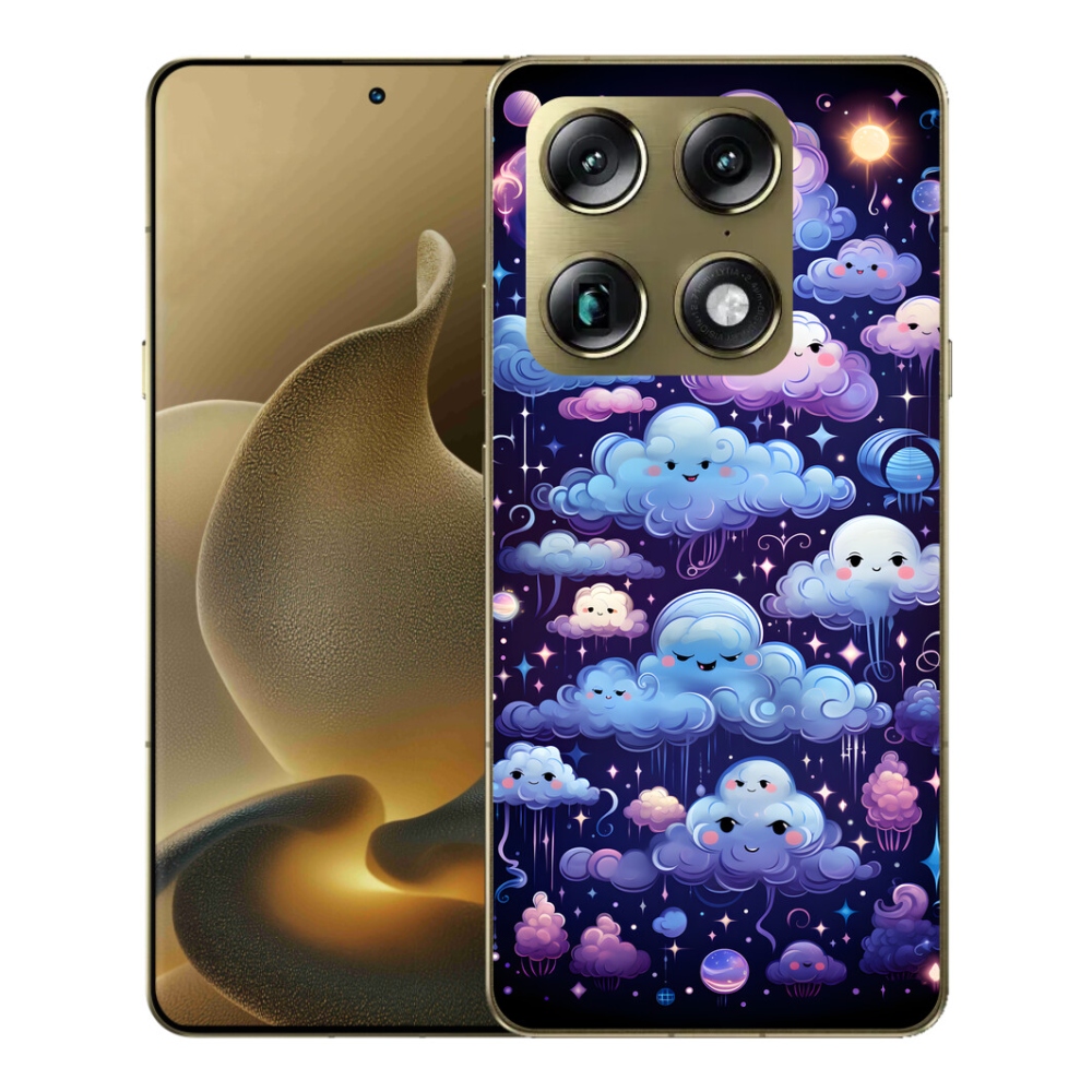 Gelový kryt mmCase na Motorola Signature - mráčky
