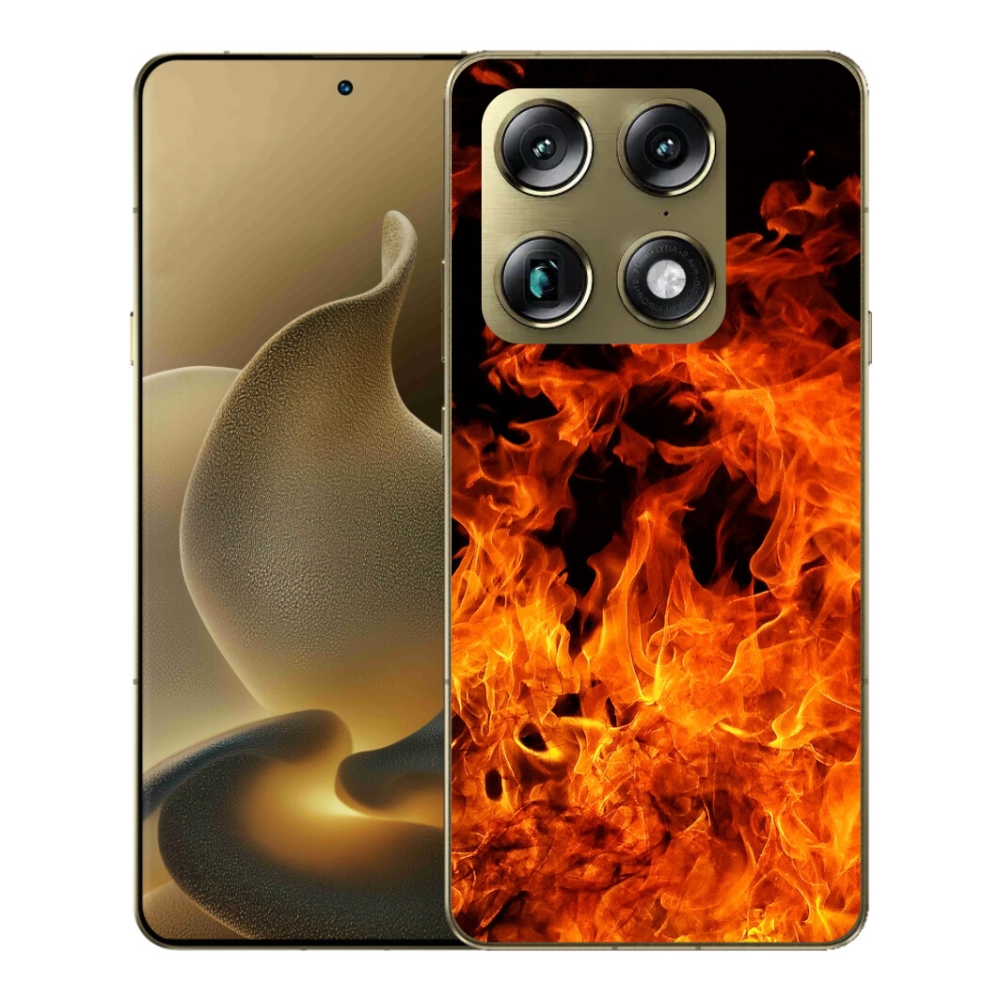 Gelový kryt mmCase na Motorola Signature - muzikant a oheň