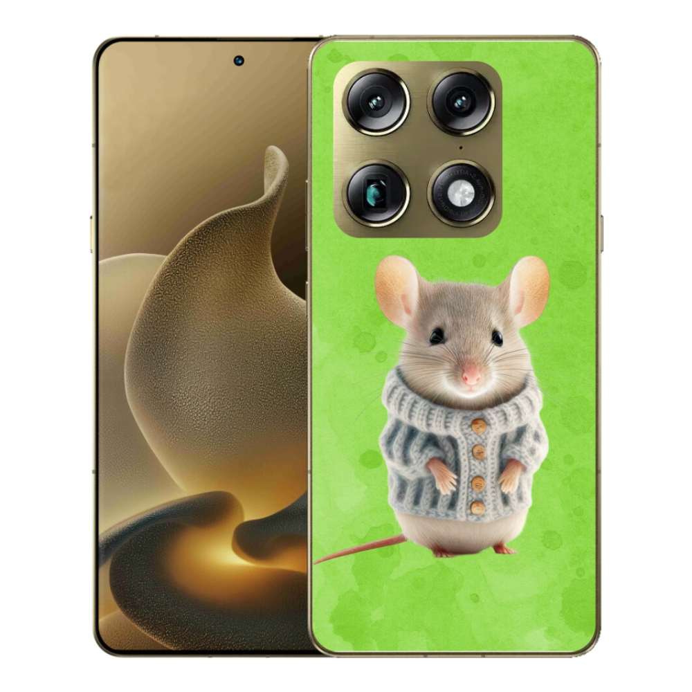 Gelový kryt mmCase na Motorola Signature - myška ve svetru