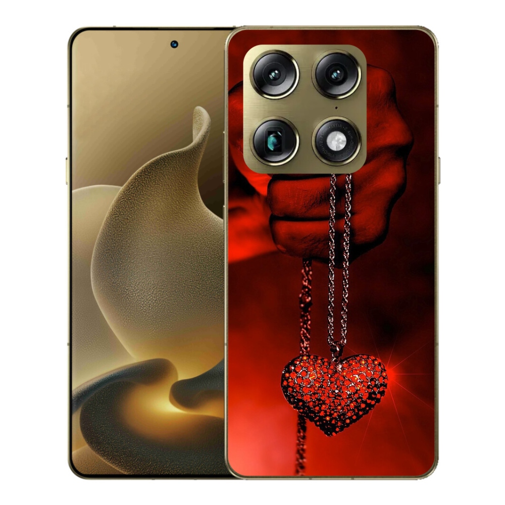 Gelový kryt mmCase na Motorola Signature - náhrdelník