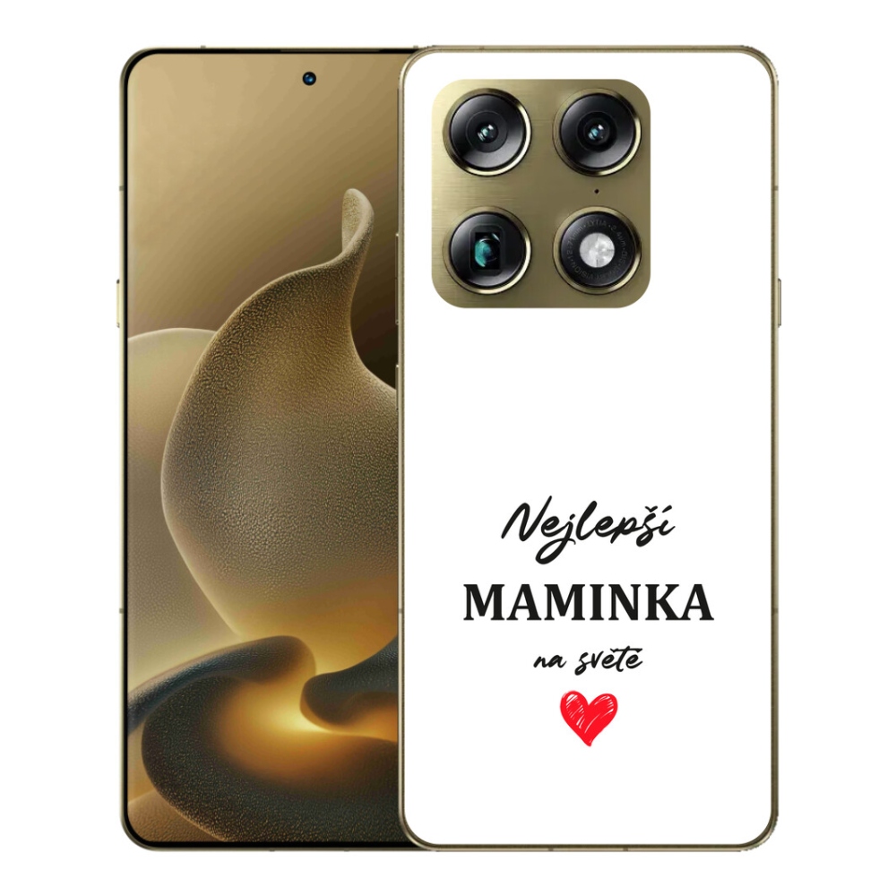 Gelový kryt mmCase na Motorola Signature - nejlepší maminka 1 bílé pozadí