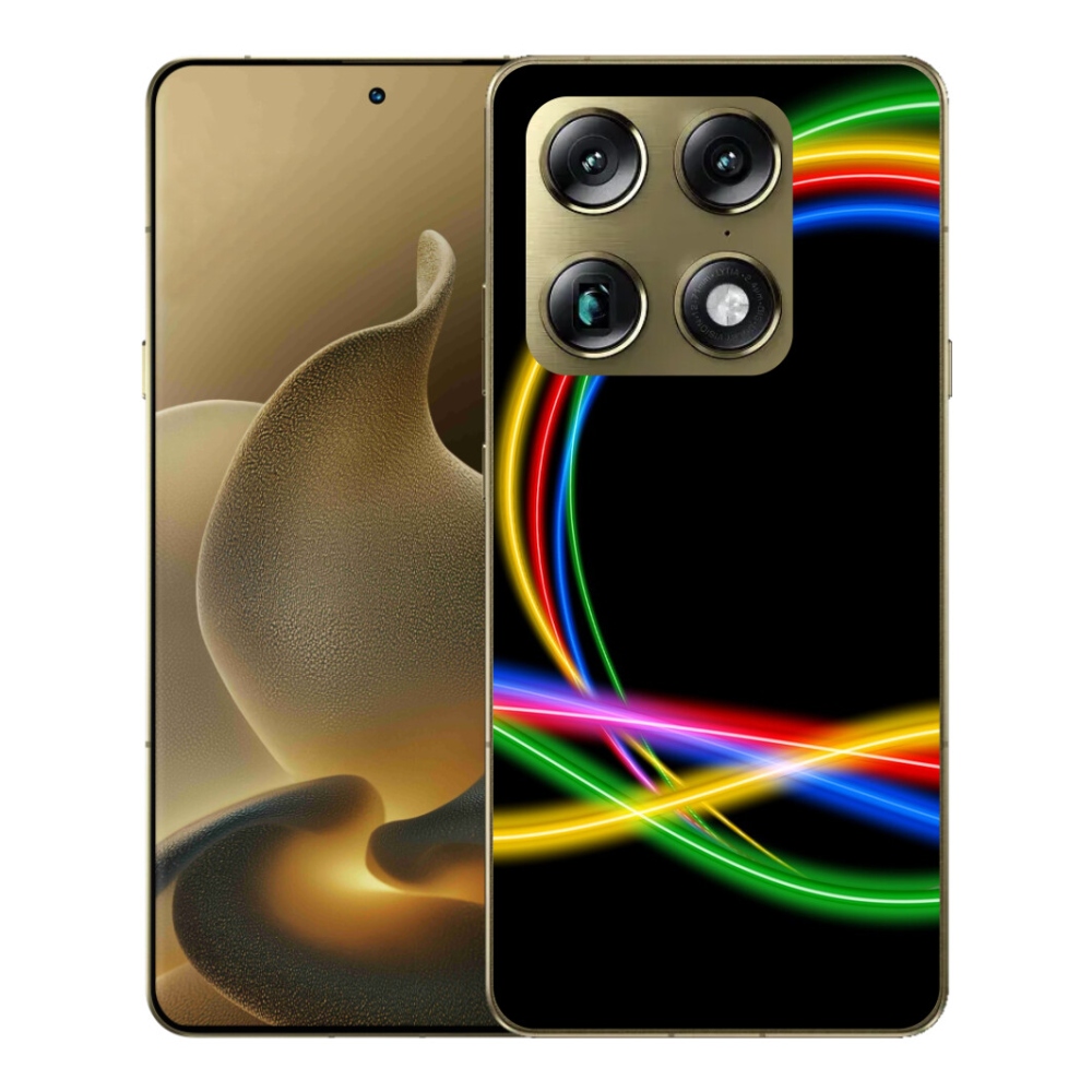 Gelový kryt mmCase na Motorola Signature - neonové kruhy