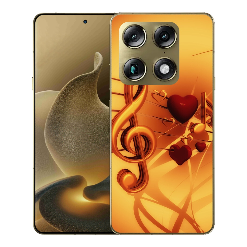 Gelový kryt mmCase na Motorola Signature - noty
