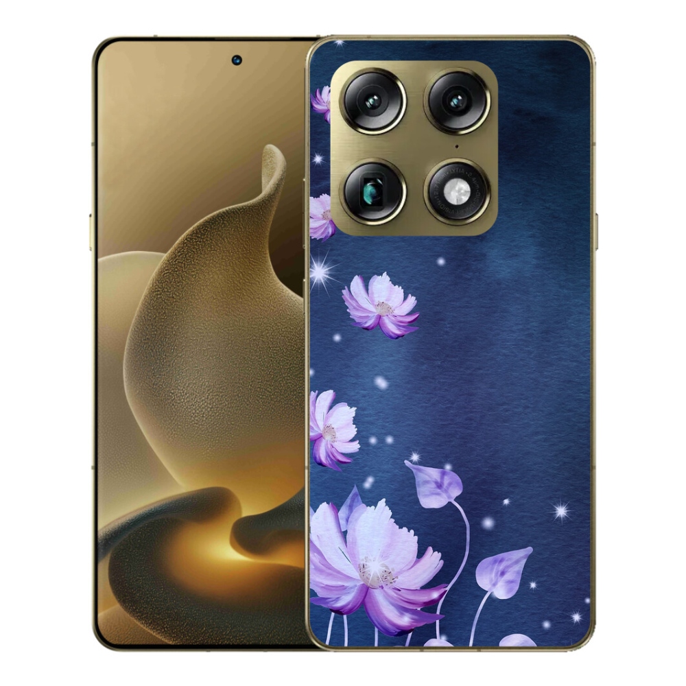 Gelový kryt mmCase na Motorola Signature - padající květy