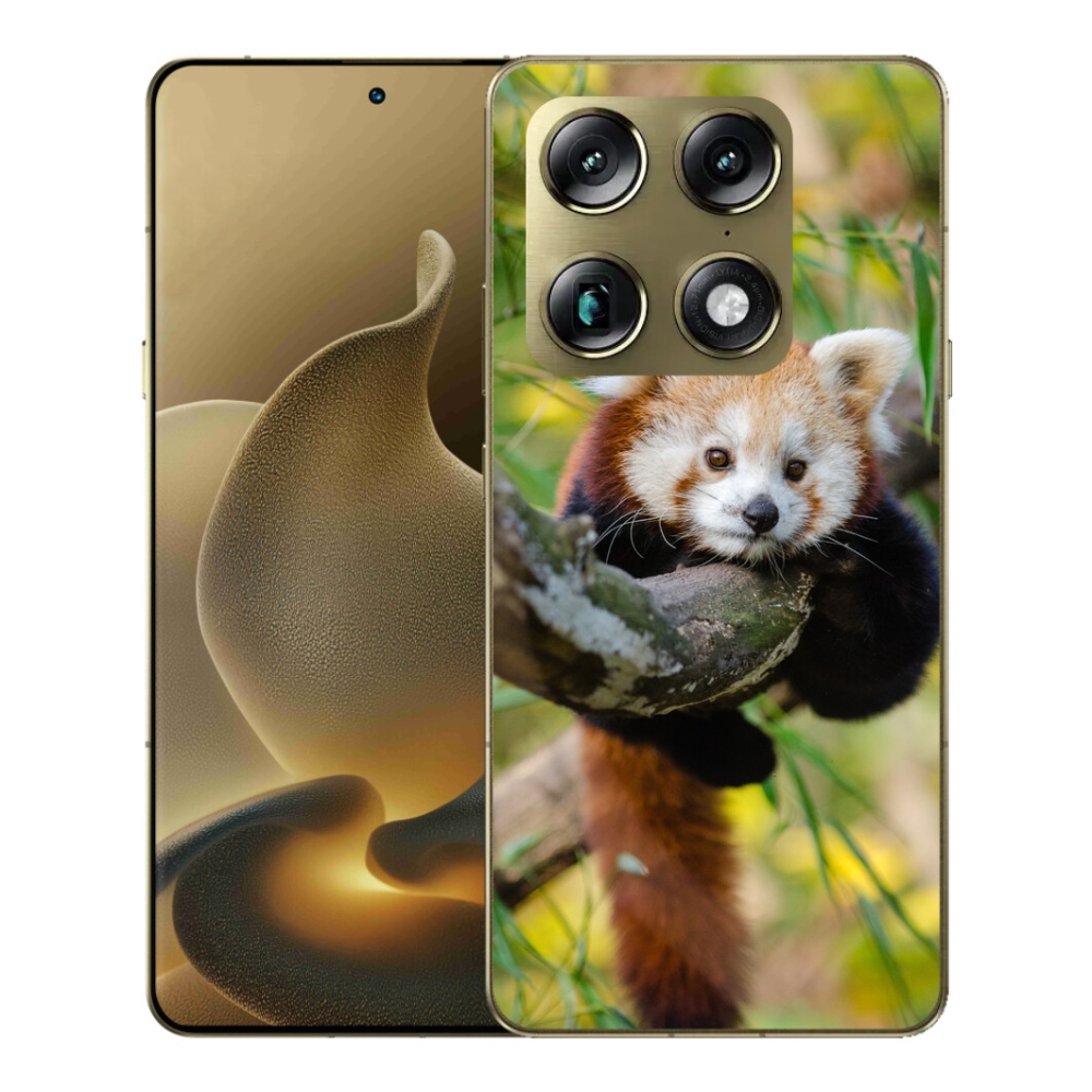 Gelový kryt mmCase na Motorola Signature - panda červená