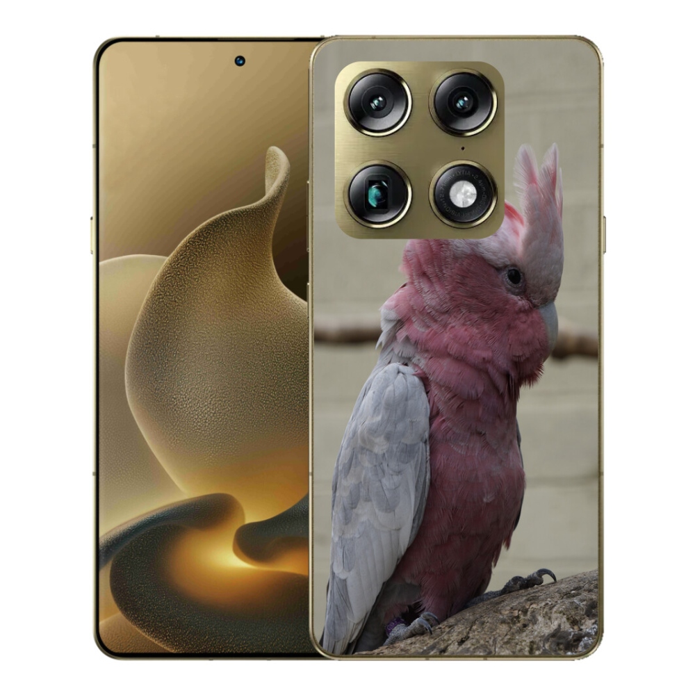 Gelový kryt mmCase na Motorola Signature - papoušek kakadu růžový