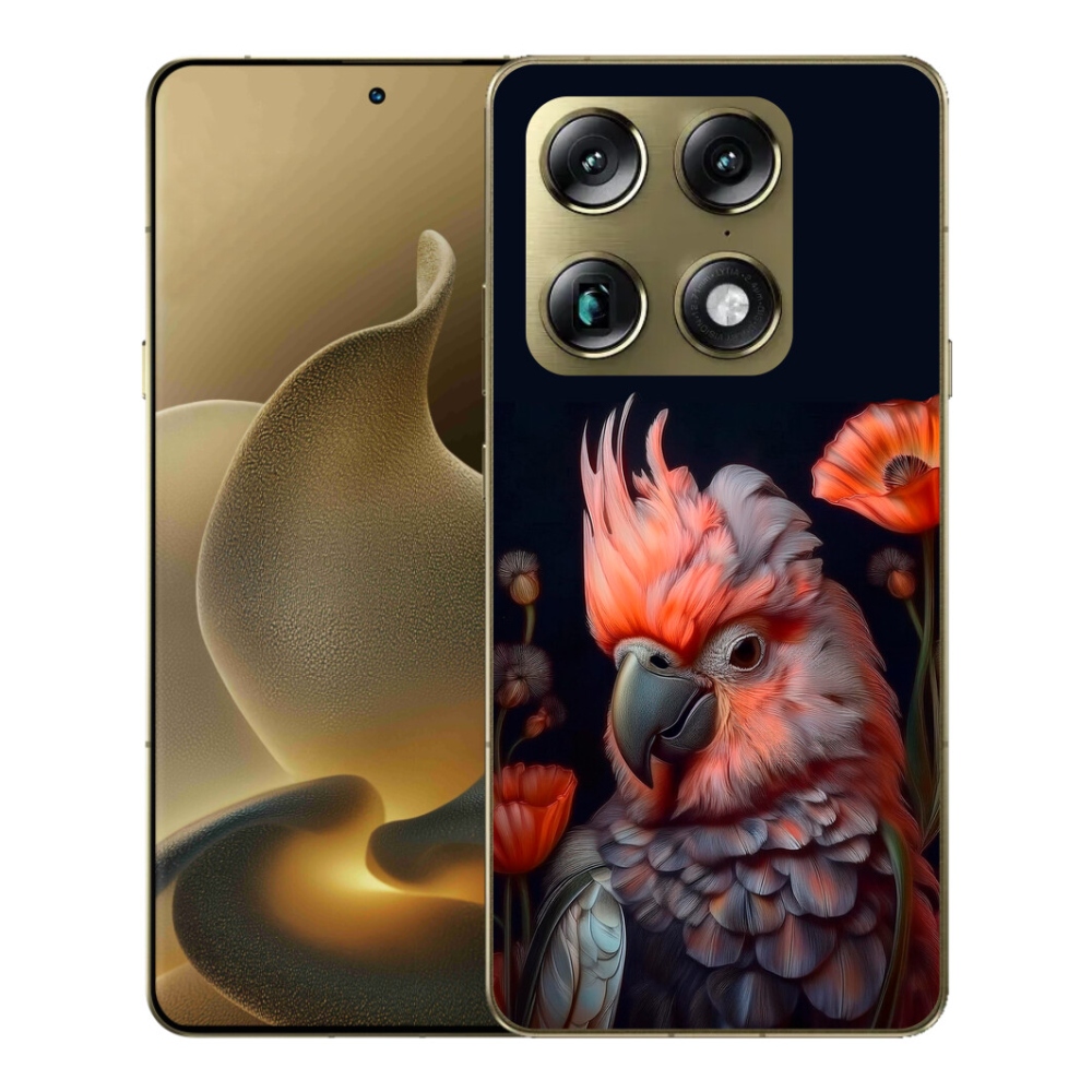 Gelový kryt mmCase na Motorola Signature - papoušek kakadu v barvách