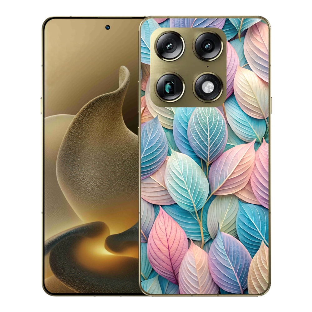 Gelový kryt mmCase na Motorola Signature - pastelové listy