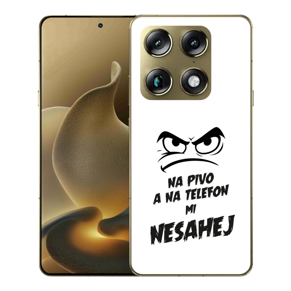 Gelový kryt mmCase na Motorola Signature - pivní motiv 2 bílé pozadí