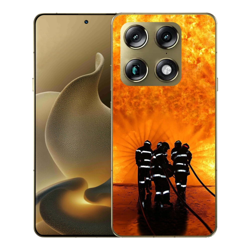 Gelový kryt mmCase na Motorola Signature - požár