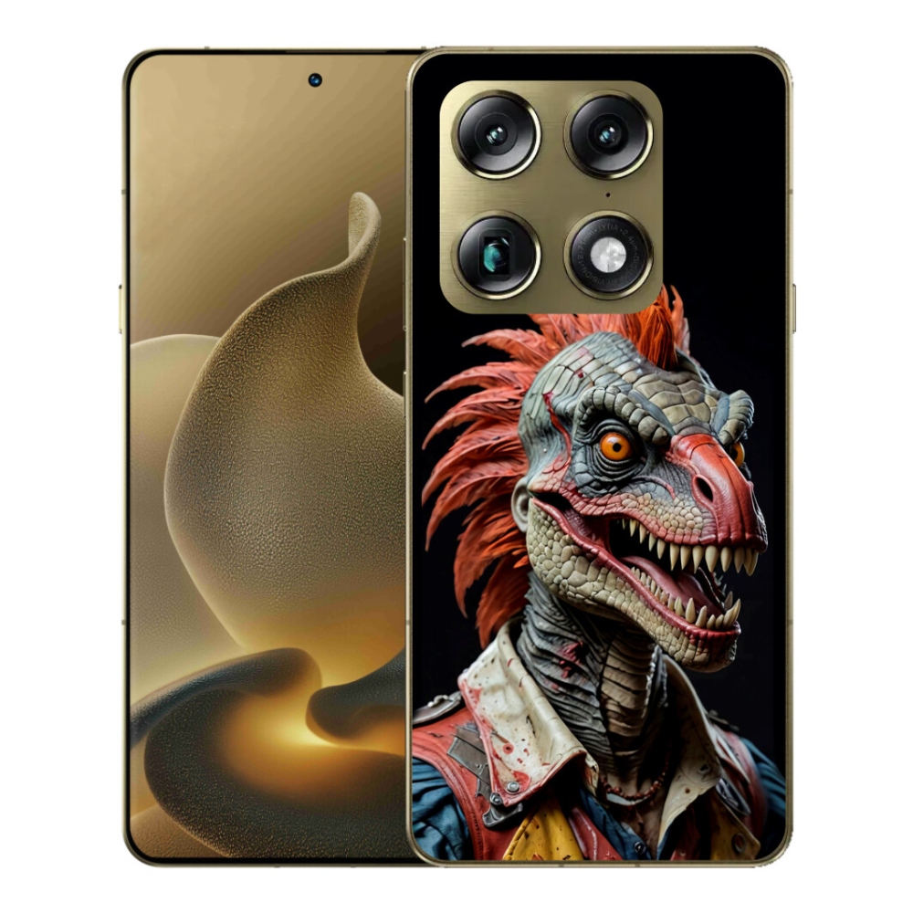 Gelový kryt mmCase na Motorola Signature - punk dinosaurus