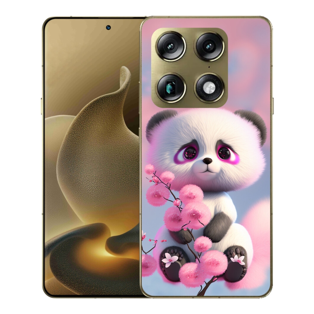 Gelový kryt mmCase na Motorola Signature - roztomilá panda 1