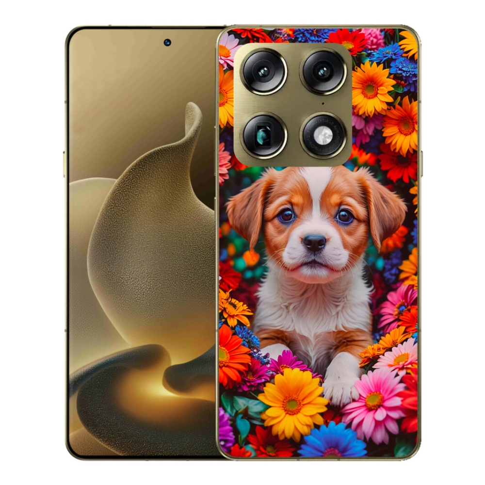 Gelový kryt mmCase na Motorola Signature - roztomilé štěně