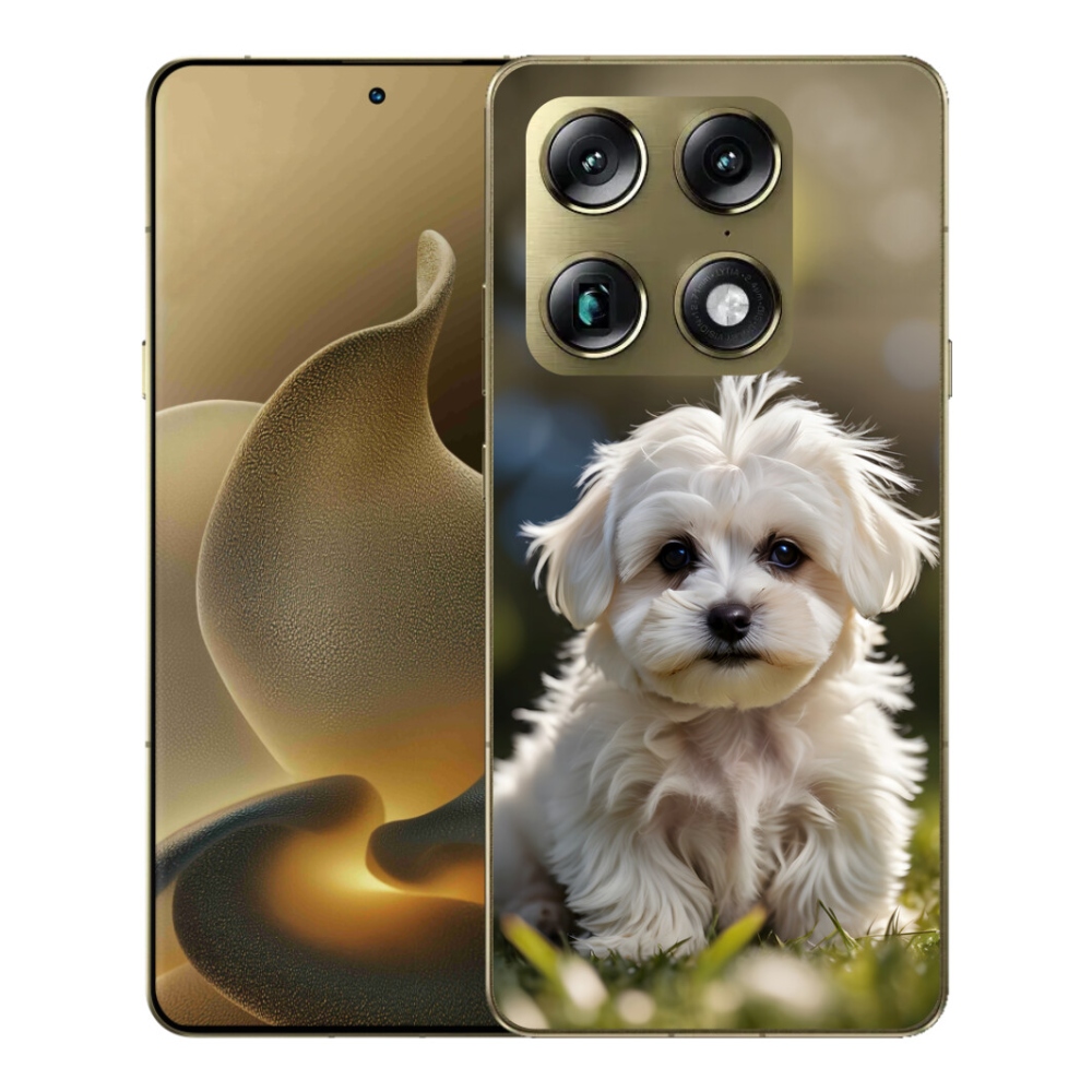 Gelový kryt mmCase na Motorola Signature - roztomilý maltézský psík