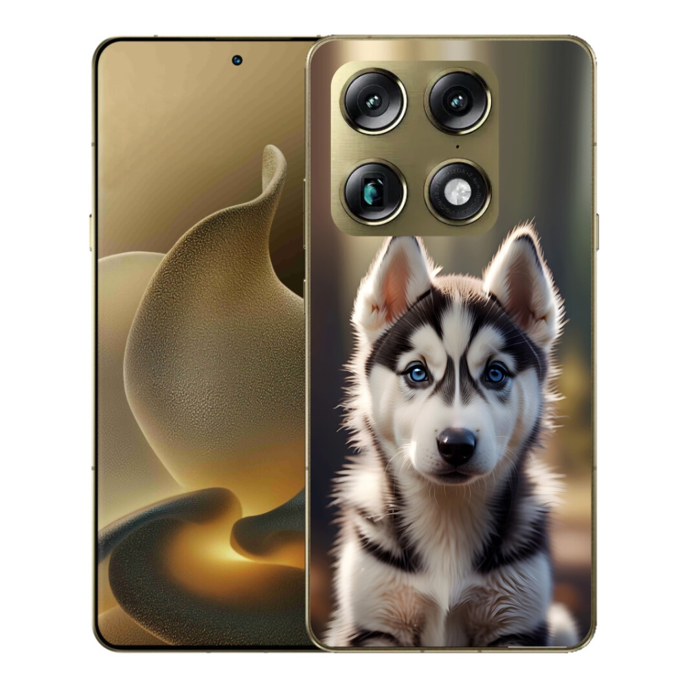 Gelový kryt mmCase na Motorola Signature - roztomilý sibiřský husky