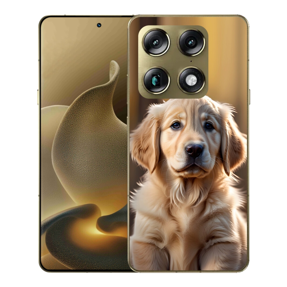 Gelový kryt mmCase na Motorola Signature - roztomilý zlatý retrívr