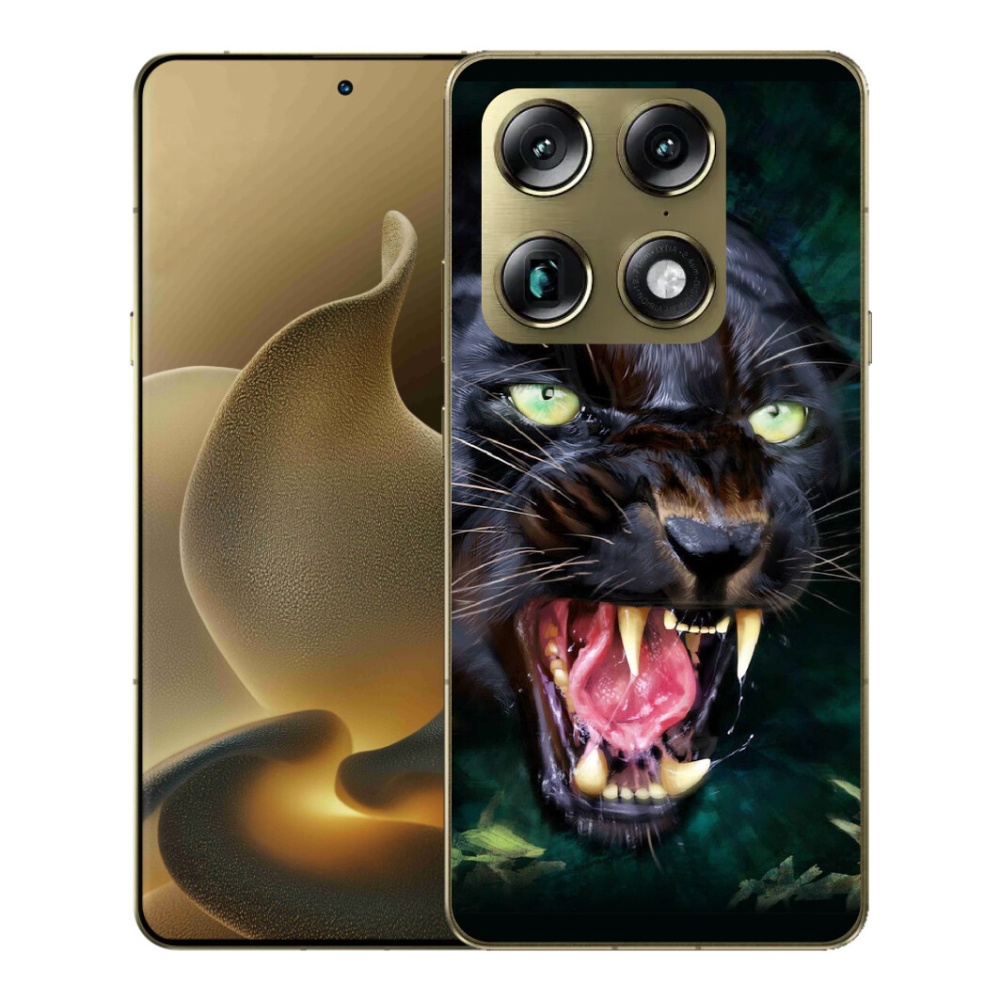 Gelový kryt mmCase na Motorola Signature - rozzuřený černý panter