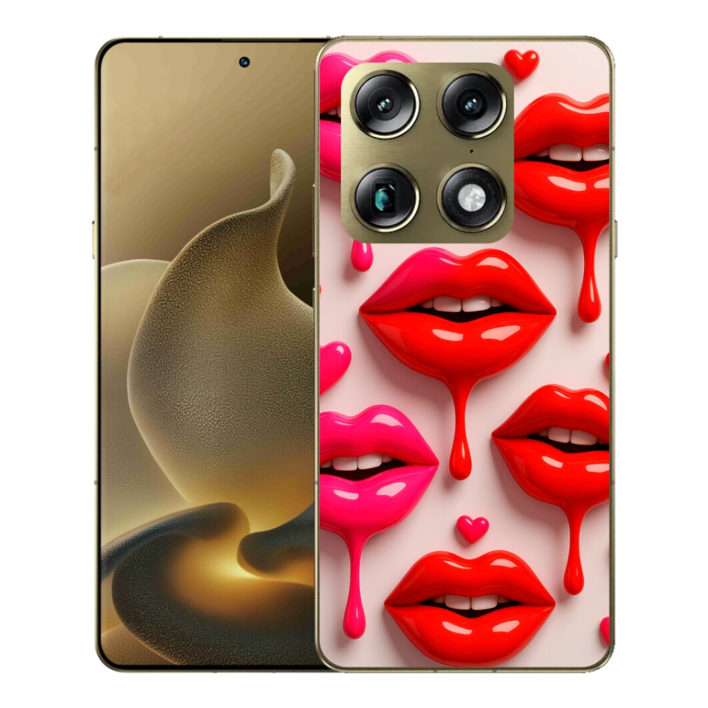 Gelový kryt mmCase na Motorola Signature - rty 2