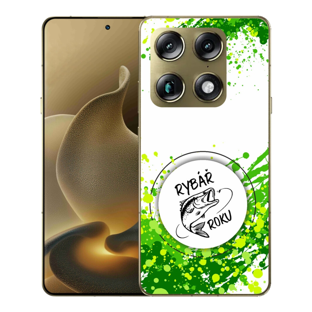 Gelový kryt mmCase na Motorola Signature - rybář roku bílé pozadí