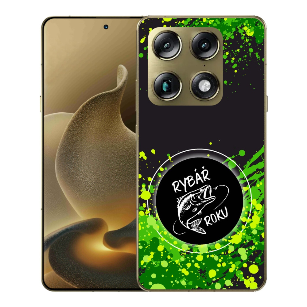 Gelový kryt mmCase na Motorola Signature - rybář roku černé pozadí
