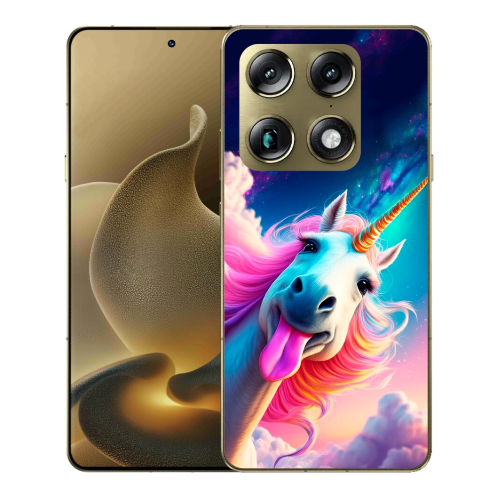 Gelový kryt mmCase na Motorola Signature - šílený jednorožec