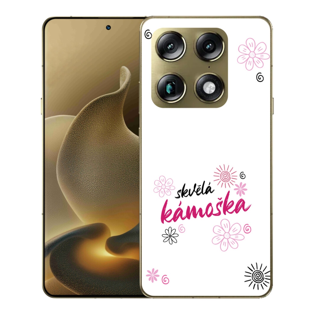 Gelový kryt mmCase na Motorola Signature - skvělá kámoška bílé pozadí