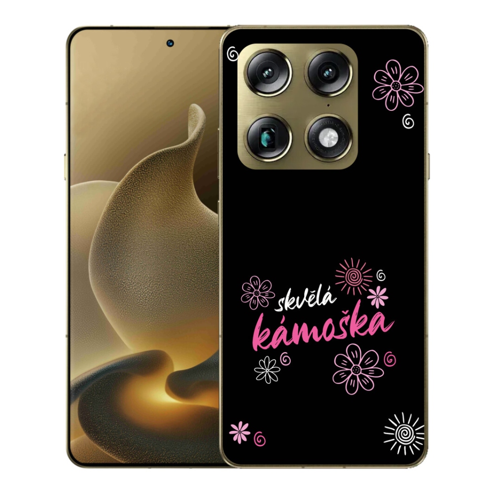 Gelový kryt mmCase na Motorola Signature - skvělá kámoška černé pozadí